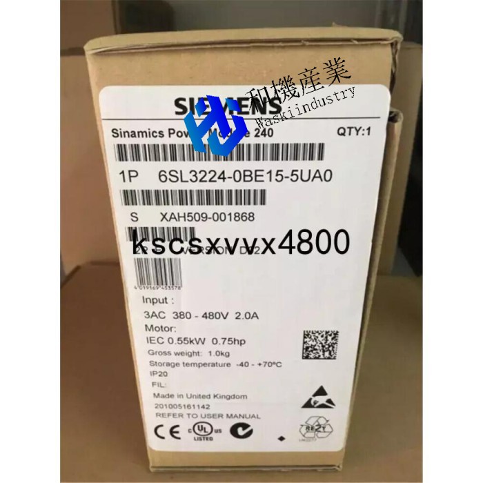 【新品★送料無料】6SL3224-0BE15-5UA0 インバーター新しい 1 つ 6SL3 224-0BE15-5UA0 【６ヶ月保証】