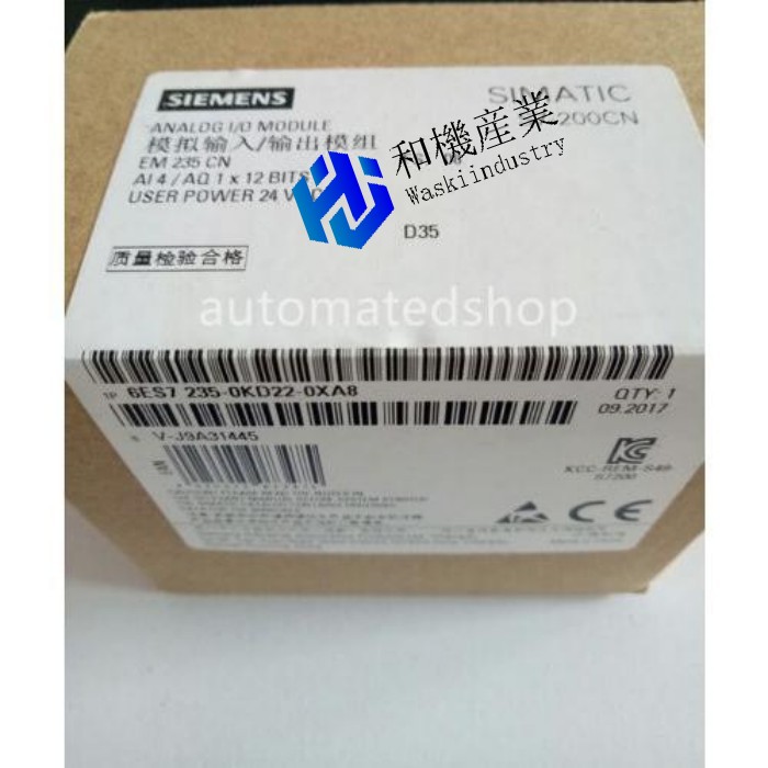 【新品★貨物輸送無料】6ES7235-0KD22-0XA8 SIMATIC S7-200CN アナログインプット/最終生産物 EM 235 【６ヶ月引き受ける】