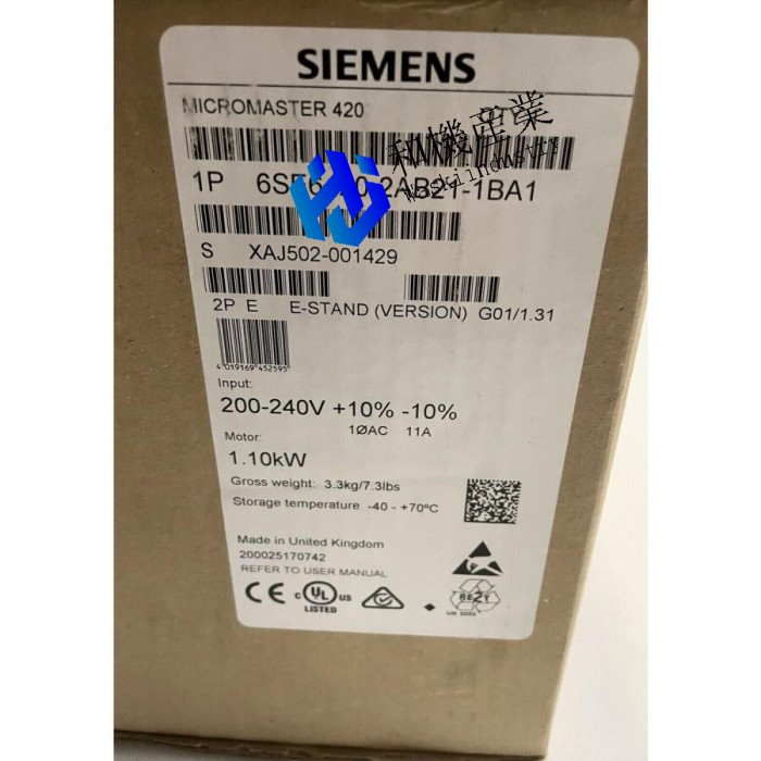 【新品★送料無料】の新しい 6SE6420-2AB21-1BA1 インバーター 6SE6 420-2AB21-1BA1 【６ヶ月保証】