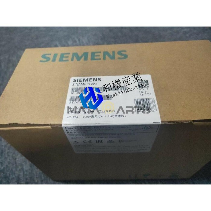 【新品★送料無料】1 つの 6SL3210-5BE21-1CV0 6SL32105BE211CV0 V20 インバーター 1.1KW 【6ヶ月保証】|和機産業