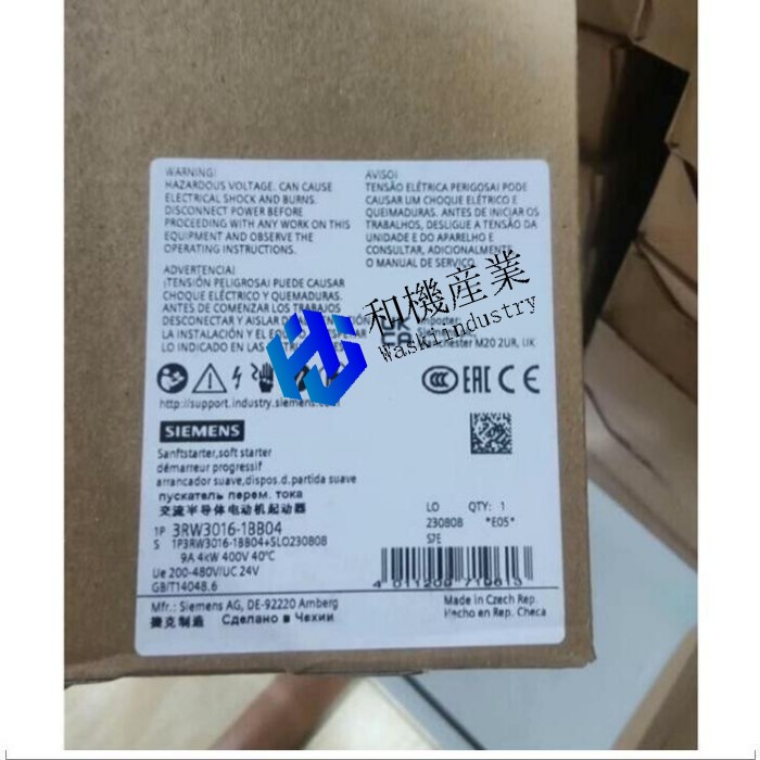 【新品★送料無料】3RW3016-1BB04 3RW30161BB04 【６ヶ月保証】