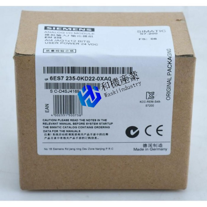 【新品★送料無料】6ES7235-0KD22-0XA0 6ES7 235-0KD22-0XA0 6ES72350KD220XA0 【６ヶ月保証】 72,215円