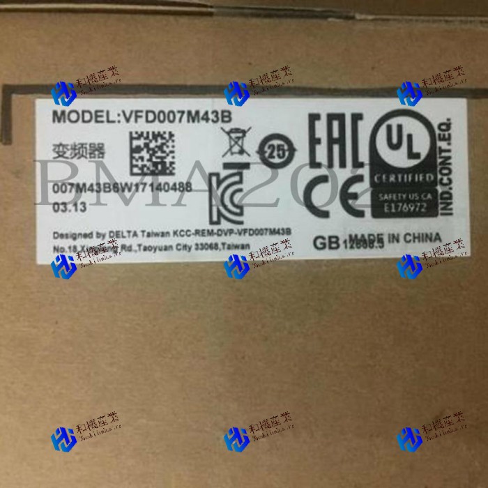 【新品★貨物輸送無料】DELTA VFD007M43B 460V 380V 0.75kW 【6ヶ月引き受ける】