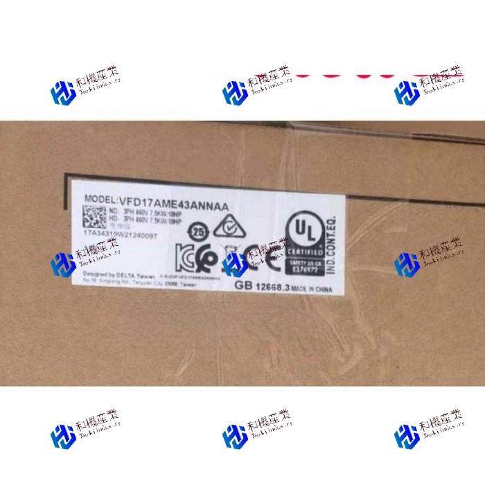 【新品★貨物輸送無料】DELTA VFD17AME43ANNANA 7.5KW 【6ヶ月引き受ける】