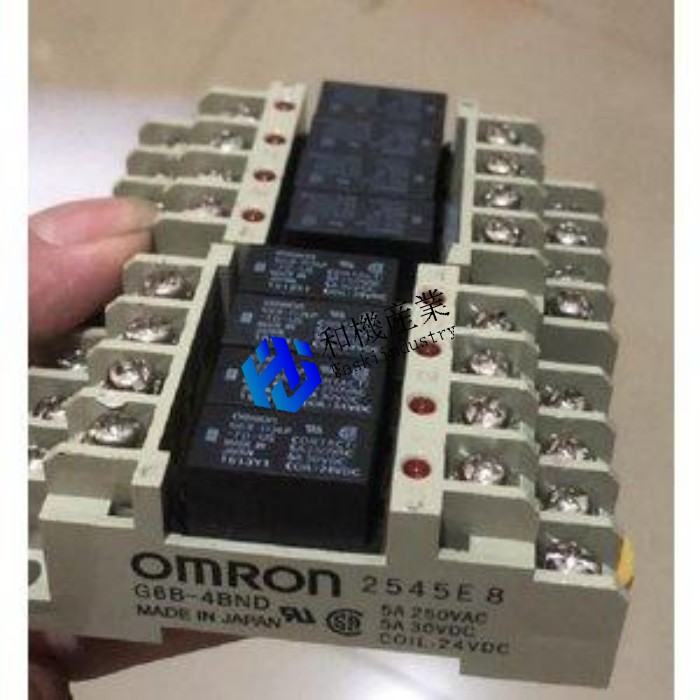 10個入り口・入口書き割り 新品 オムロン OMRON製停留所 中次ぎ G6B-4BND 24V
