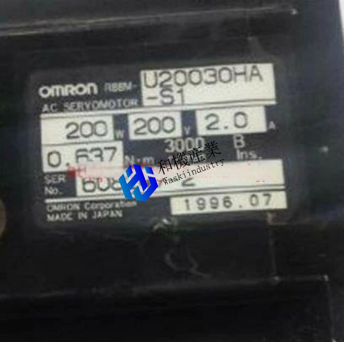 【新品★送料無料】 OMRON サーボモーター R88M-U20030HA-S1 【６ヶ月保証】