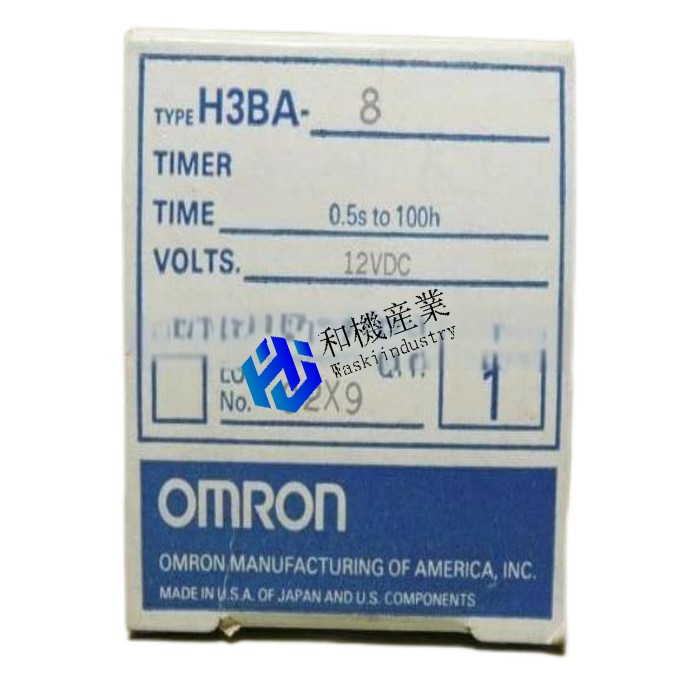 【新品★送料無料】Omron H3BA-8 12VDC Timer H3BA8 オムロン【6ヶ月保証】