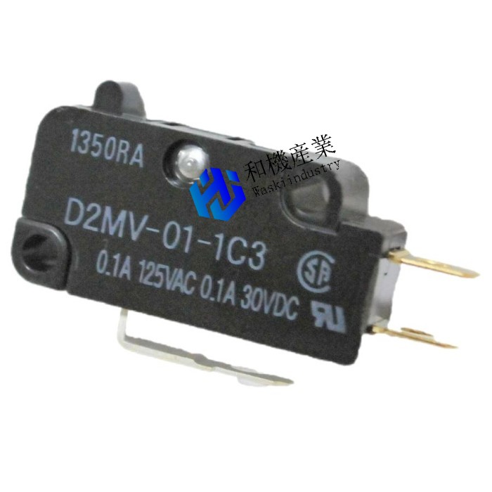 【新品★送料無料】OMRON オムロン D2MV-01-1C3 小形基本スイッチ (ピン押ボタン形) TV 【６ヶ月保証】｜和機産業