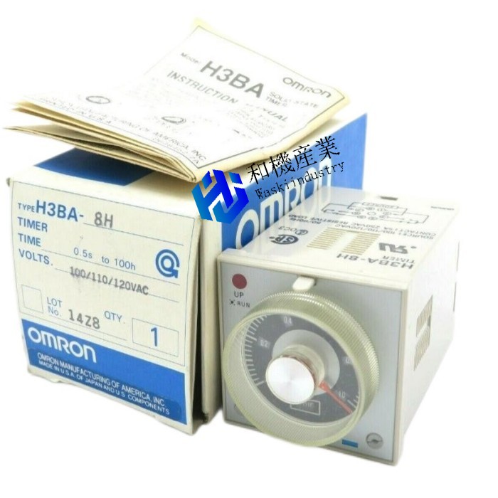【新品★貨物輸送無料】OMRON H3BA-8H AC100/110/120 H3BA8H オムロン 【６ヶ月引き受ける】