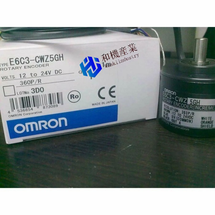 【新品★送料無料】OMRON ロータリエンコーダ E6C3-CWZ5GH 360P/R 【6ヶ月保証】|和機産業