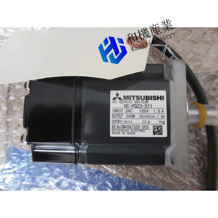 【新品★送料無料】MITSUBISHI/三菱 HC-PQ23-S11 サーボモーター【６ヶ月保証】｜和機産業