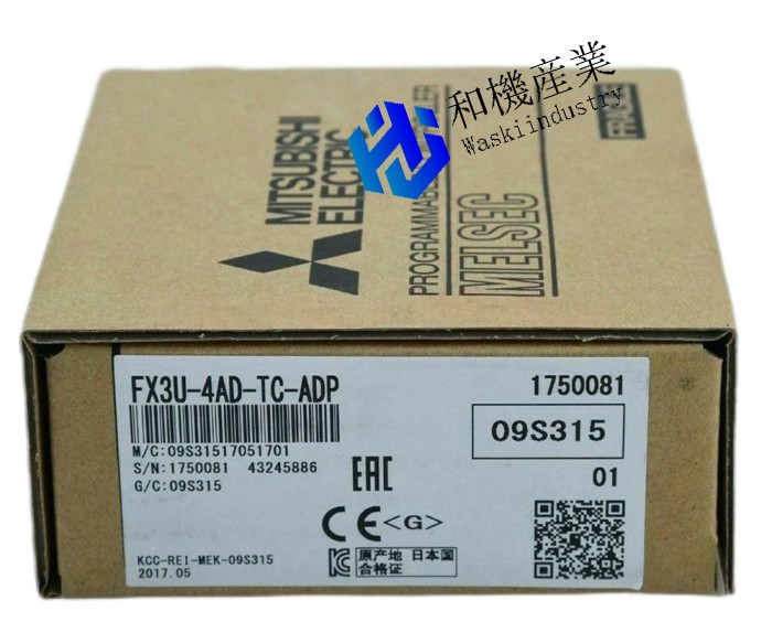 【新品★送料無料】MITSUBISHI/三菱 FX3U-4AD-TC-ADP【６ヶ月保証】