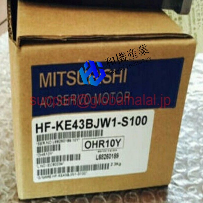 【新品★貨物輸送無料】MITSUBISHI/三菱 HF-KE43BJW1-S100 サーボ原動機【６ヶ月引き受ける】