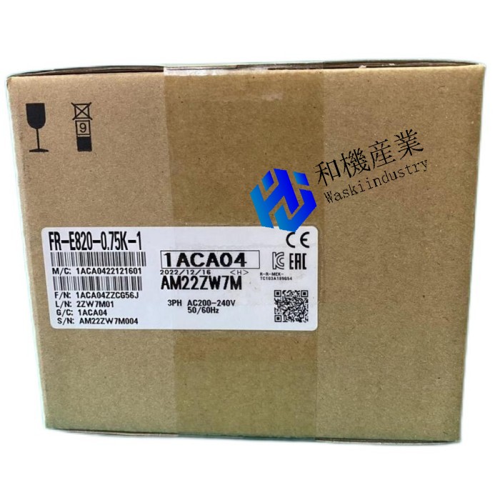 【新品★貨物輸送無料】 MITSUBISHI/三菱電機 FR-E820-0.75K-1 はたご屋取り替えっこ◆ 6ヶ月引き受ける