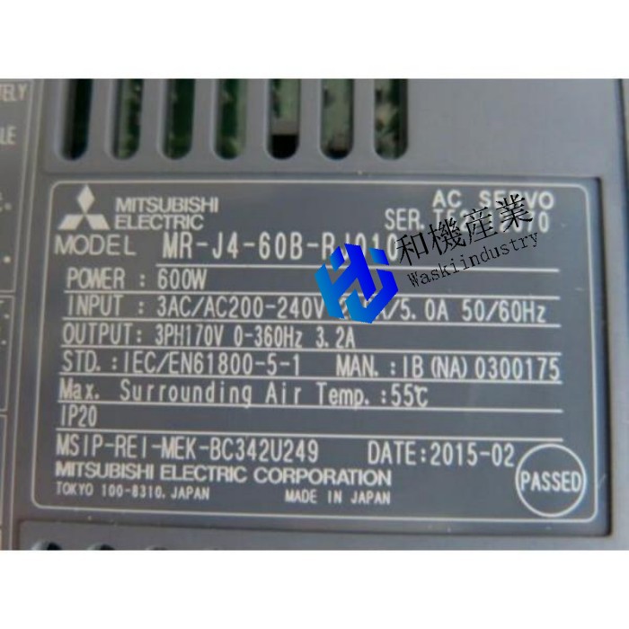 【新品★送料無料】ITSUBISHI 三菱電機 MR-J4-60B-RJ010 サーボアンプ【６ヶ月保証】