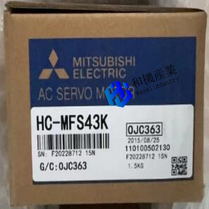 【新品★貨物輸送無料】MITSUBISHI/三菱 HC-MFS43K サーボ原動機◆6ヶ月引き受ける