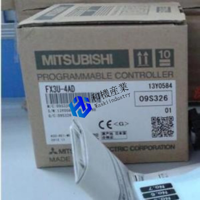 【新品★送料無料】三菱電機 AD変換/アナログ入力アダプタ　 FX3U-4AD◆ 6ヶ月保証