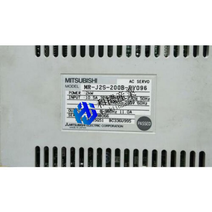 【新品★貨物輸送無料】 MITSUBISHI 三菱電機 MR-J2S-200B-PY096  サーボアンプリファイアー【6ヶ月引き受ける】