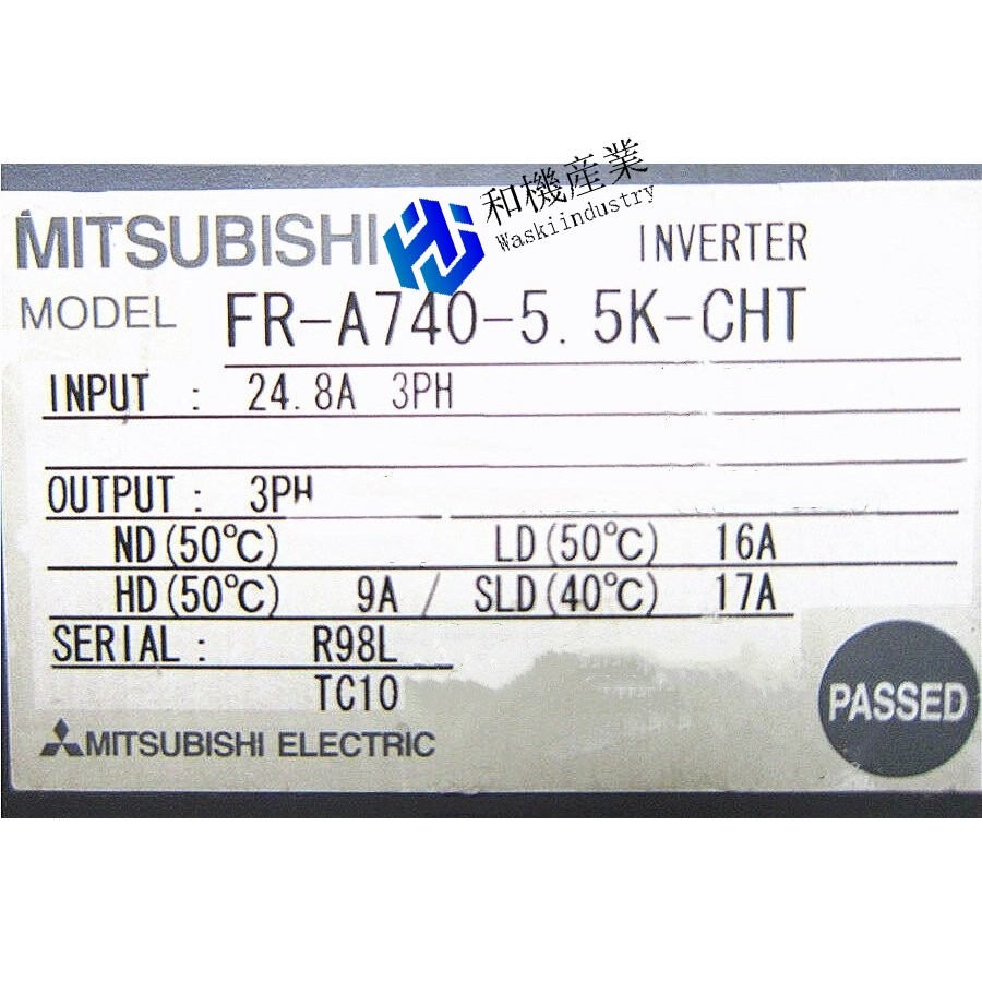 【新品★送料無料】MITSUBISHI三菱電機 FR-A740-5.5K-CHT 用インバーター【６ヶ月保証】