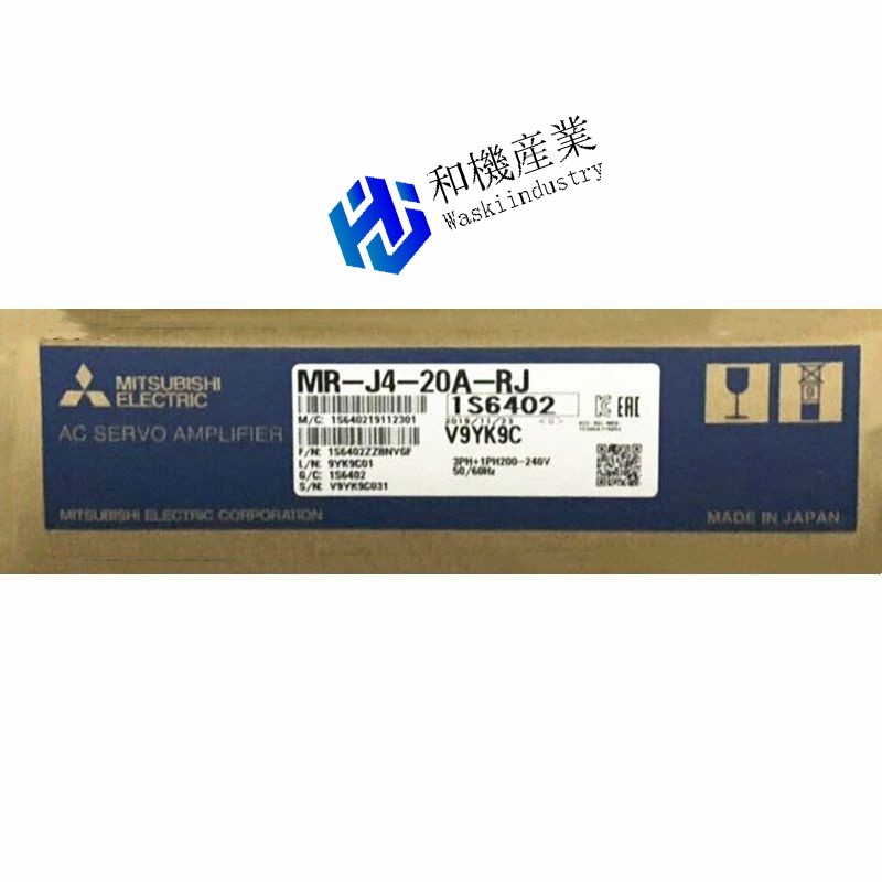 【新品★送料無料】MITSUBISHI三菱電機 MR-J4-20A-RJ【６ヶ月保証】｜和機産業