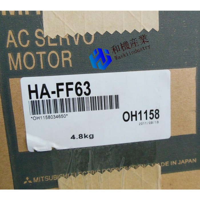 【新品★送料無料】MITSUBISHI 三菱電機 HA-FF63 サーボモーター【６ヶ月保証】
