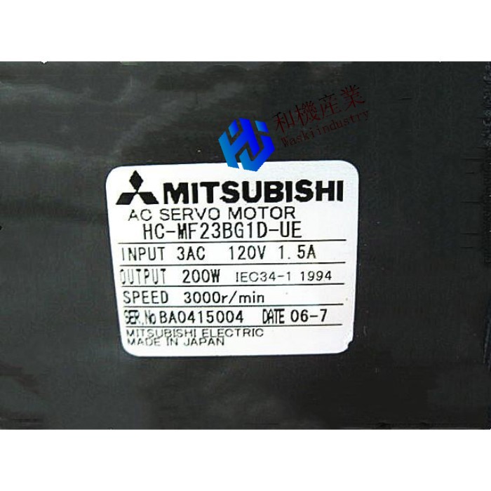 【新品★送料無料】MITSUBISHI/三菱 HC-MF23BG1D-UE サーボモーター【６ヶ月保証】