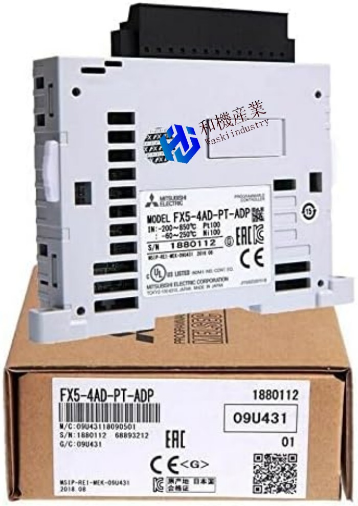 【新品★送料無料】三菱 熱電対温度センサ入力拡張アダプタ FX5-4AD-PT-ADP【６ヶ月保証】