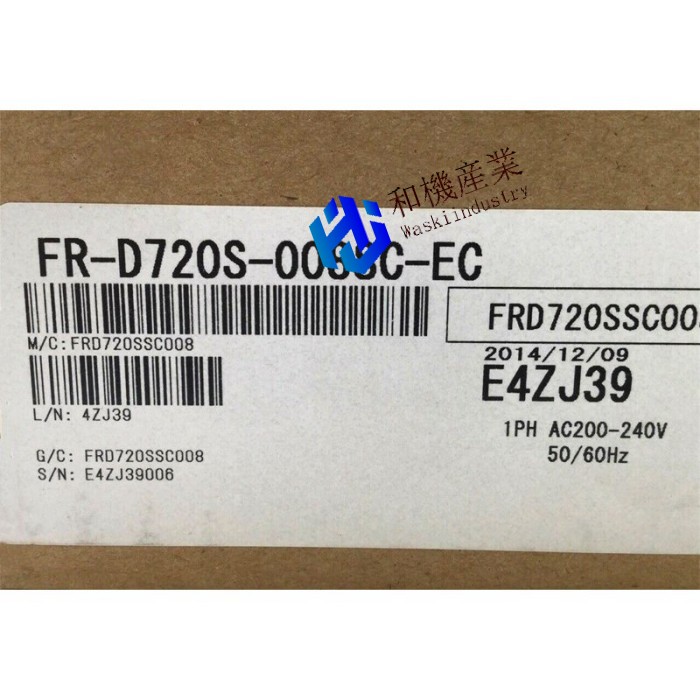 【新品★送料無料】MITSUBISHI三菱電機 FR-D720S-008SC-EC インバーター【6ヶ月保証】|和機産業