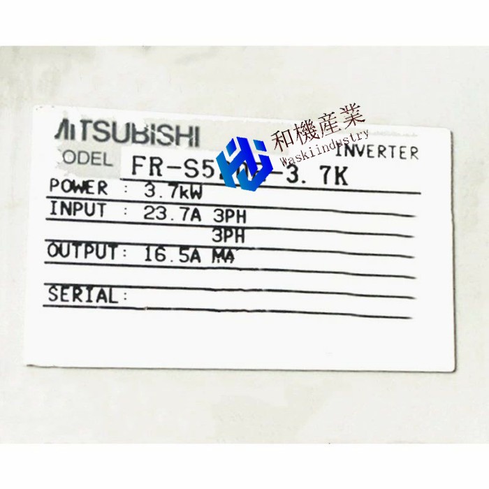 【新品★送料無料】MITSUBISHI三菱電機 FR-S520E-3.7K 用インバーター【6ヶ月保証】|和機産業