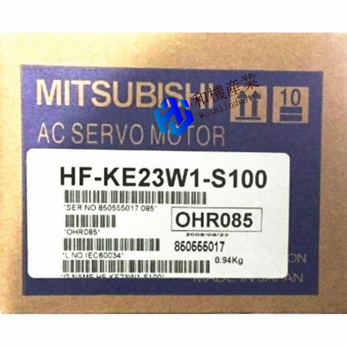 【新品★送料無料】MITSUBISHI三菱電機 HF-KE23W1-S100 サーボモーター 【６ヶ月保証】｜和機産業