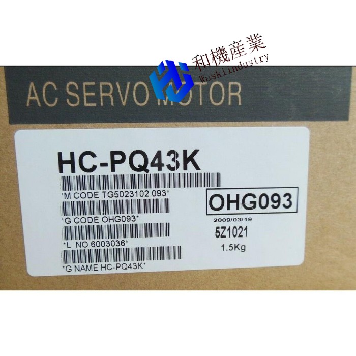 【新品★送料無料】MITSUBISHI/三菱 HC-PQ43K サーボモーター【６ヶ月保証】