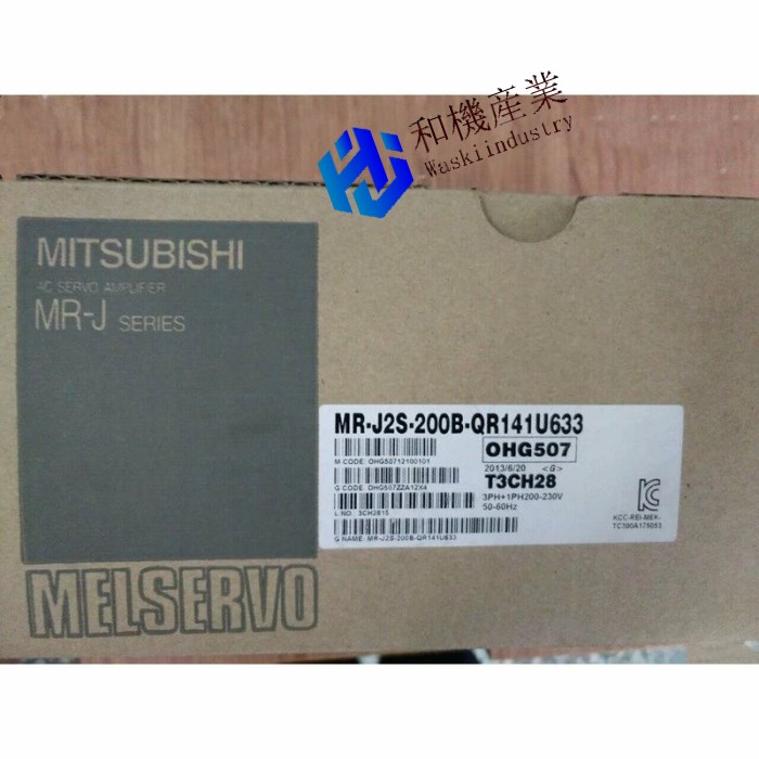 【新品★貨物輸送無料】MITSUBISHI三菱電機 MR-J2S-200B-QR141U633 シーケンサ【６ヶ月引き受ける】