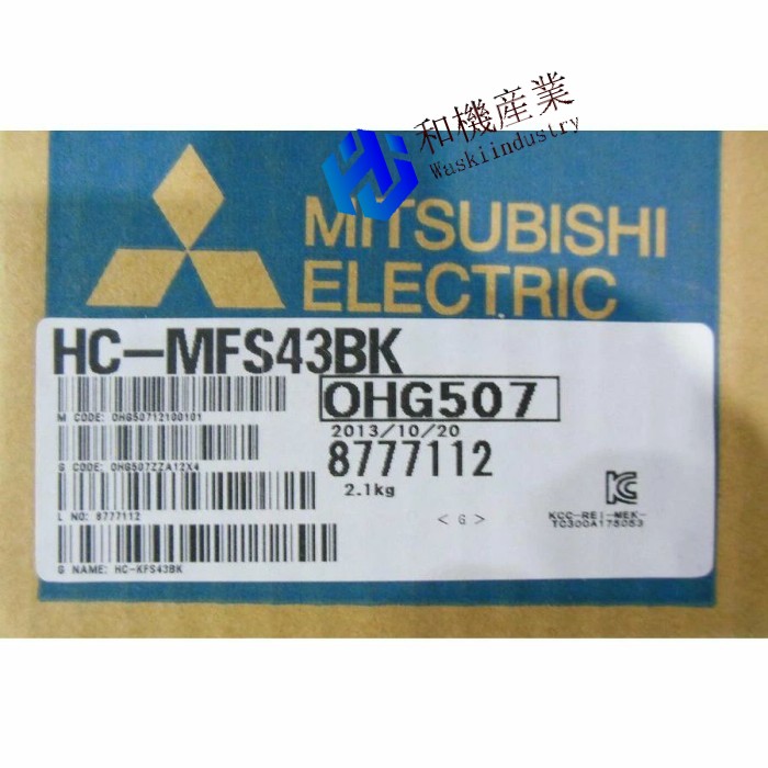 【新品★送料無料】MITSUBISHI三菱電機 HC-MFS43BK サーボモーター 【６ヶ月保証】