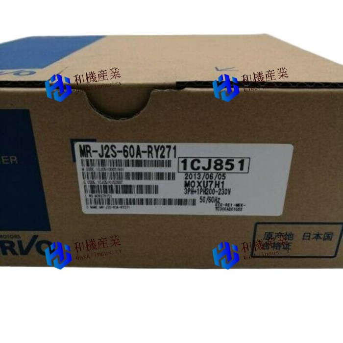 【新品★貨物輸送無料】MITSUBISHI/三菱 目あたらしいMR-J2S-60A-RY271サーボ運転【６ヶ月引き受ける】