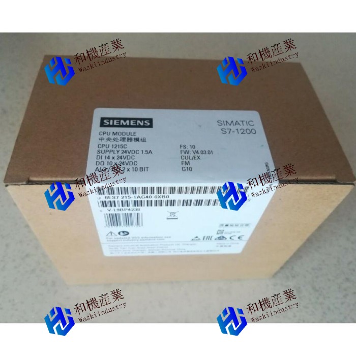 【新品★送料無料】6ES7215-1AG40-0XB0 Siemens 6ES7 215-1AG40-0XB0 6ES72151AG400XB0 【6ヶ月保証】｜和機産業
