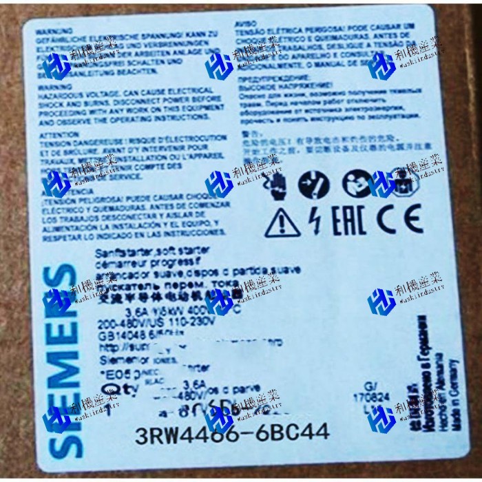 【新品★送料無料】SIEMENS シーメンス 3RW4466-6BC44 710KW【６ヶ月保証】