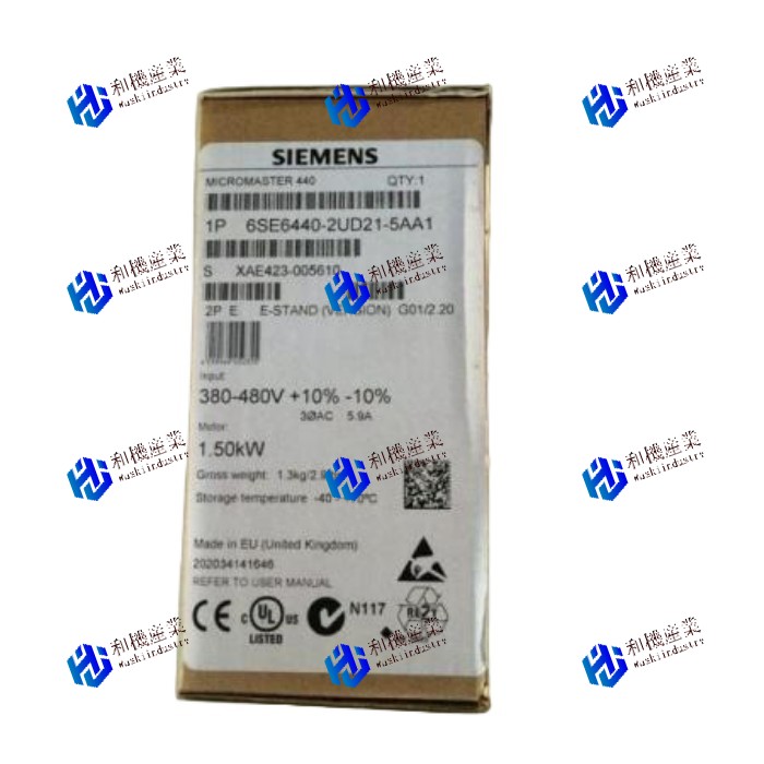 【新品★貨物輸送無料】ジーメンス(Siemens) 6SE6440-2UD21-5AA1 1.5KW インバータ MICROMASTER 440 ★【６ヶ月引き受ける】