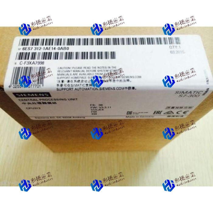 【新品★送料無料】Siemens 6ES7312-1AE14-0AB0 6ES73121AE140AB0 6ES7 312-1AE14-0AB0 ★【６ヶ月保証】