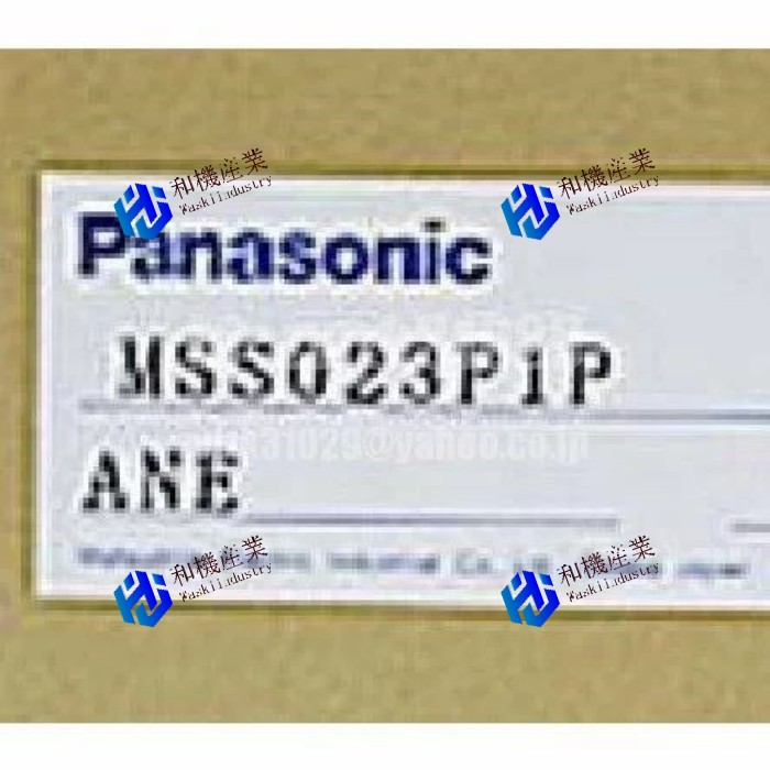 【新品★送料無料】Panasonic MSS023P1P サーボドライバ ◆ 6ヶ月保証