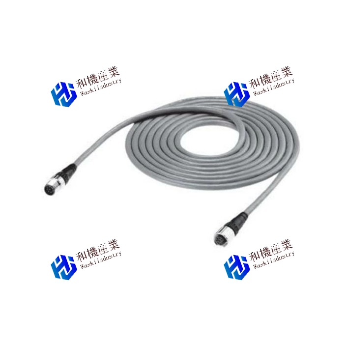 【新品★送料無料】 F39-JG3B-L 両側コネクタコード 投光器側 M12コネクタ5ピン コード長さ3m 【６ヶ月保証】｜和機産業