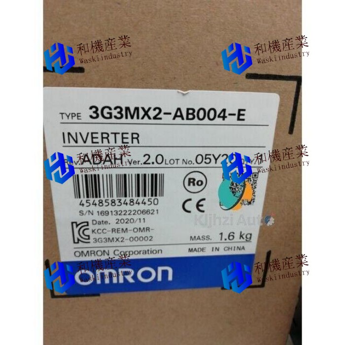 【新品★送料無料】オムロン MX2インバーター200 V 1フェーズ0.4 kW 3G3MX2-AB004-E 【６ヶ月保証】