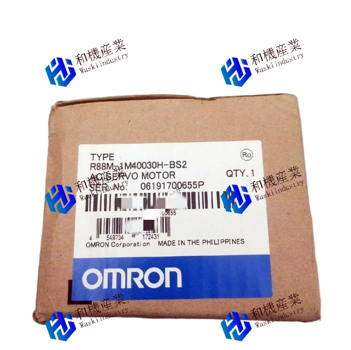 【新品★送料無料】OMRON サーボモータ R88M-1M40030H-BS2 ★【６ヶ月保証】｜和機産業