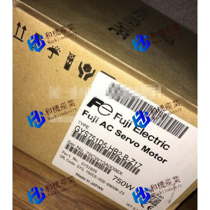 【新品★送料無料】Fuji サーボモータ GYS751D5-HB2-B-Z17 【6ヶ月保証】|和機産業