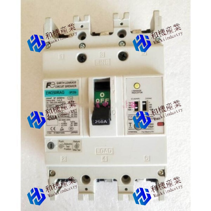 【新品★送料無料】Fuji EW250RAG 3P250Aエアスイッチ回路ブレーカー 【６ヶ月保証】 128,554円