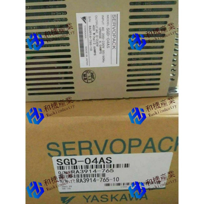 【新品★送料無料】YASKAWA 電機 SGD-04AS サーボドライブ 【６ヶ月保証】｜和機産業