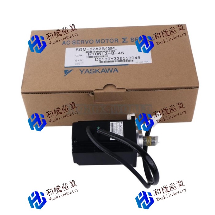 【新品★送料無料】YASKAWA New ACサーボモーターSGM-02A3B4SPL 【６ヶ月保証】｜和機産業