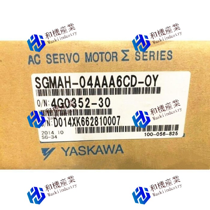 【新品★貨物輸送無料】YASKAWA SGMAH-04AAA6CD-OY サーボ原動機 【６ヶ月引き受ける】