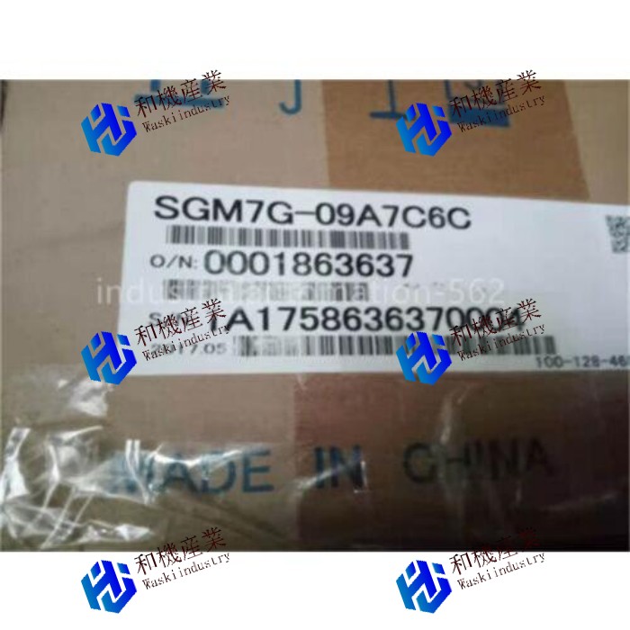 【新品★貨物輸送無料】SGM7G-09A7C6C YASKAWA 200V 850W 【６ヶ月引き受ける】