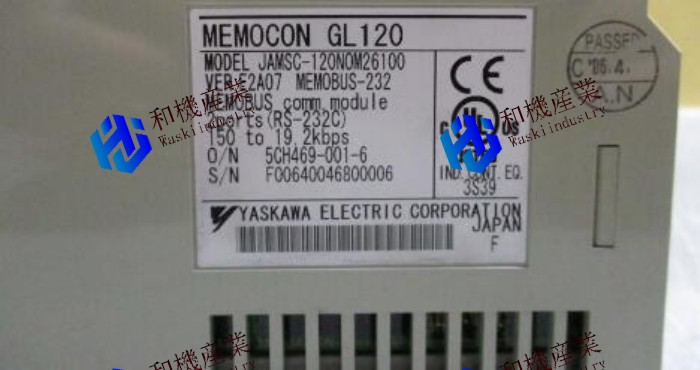 【新品★貨物輸送無料】YASKAWA/安川電機 JAMSC-120NOM26100 サーボ原動機【６ヶ月引き受ける】