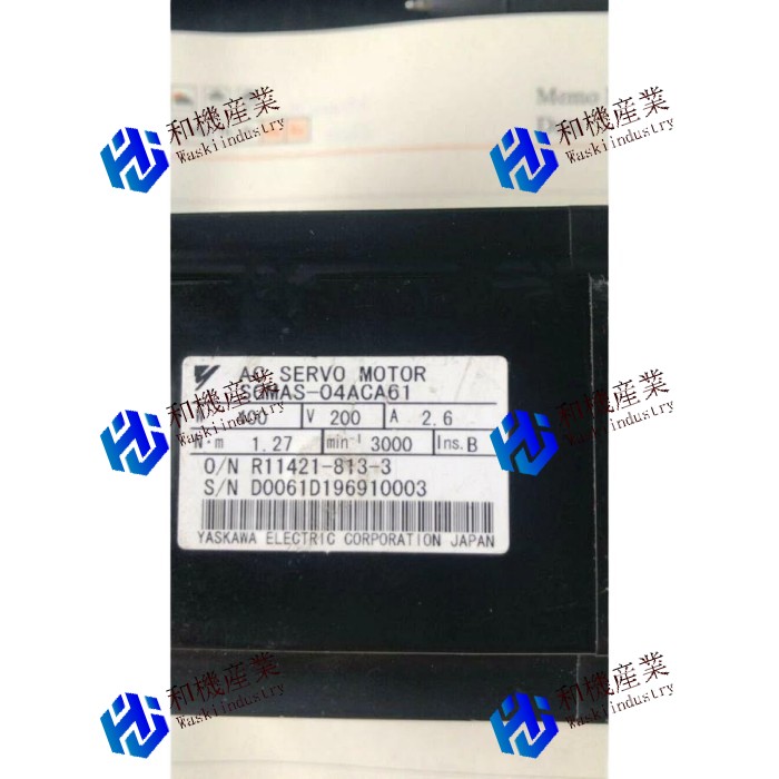 【新品★貨物輸送無料】ACサーボ原動機SGMAS-04ACA61 NEW 【６ヶ月引き受ける】